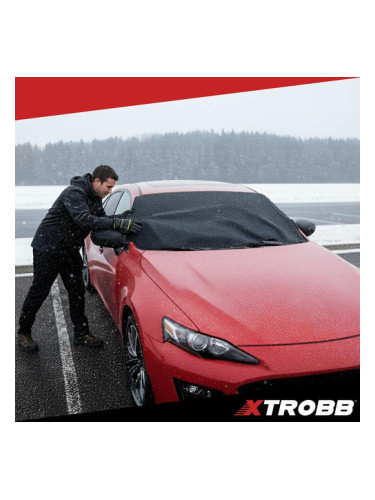 Покривало за предно стъкло на кола, XTROBB, 183x80 см, UV защита, против замръзване