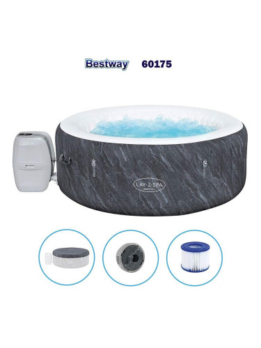 Джакузи надуваемо 180x66 см Bestway 60175 Boracay Smart AirJet 4, с филтрираща система и покривало