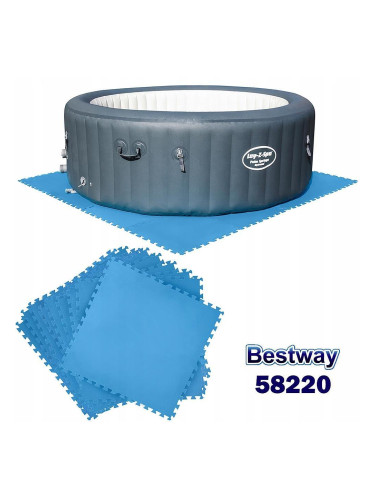 Подложка за джакузи и басейн 50x50x0.4 см, 2.25 м3 - тип пъзел Bestway 58220 Flowclear
