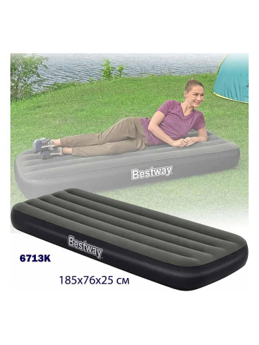 Матрак надуваем 185x76x25 см, Bestway 6713K Tritech Air Mattress Jr.Twin