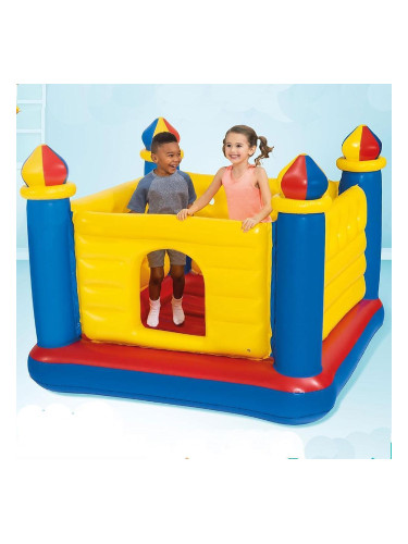 Батут детски надуваем замък 175x175x135 см, INTEX 48259 Jump-o-Lene