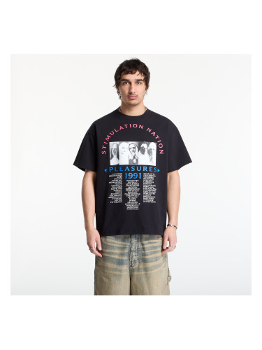 Тениска PLEASURES Stimulation T-Shirt Black L