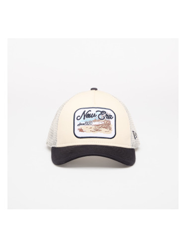 Шапка New Era 9FORTY MC AF Trucker Light Cream/ Navy Universal