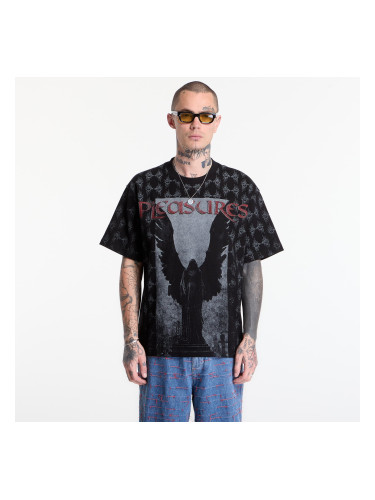 Тениска PLEASURES Judgement Heavyweight Shirt Black L