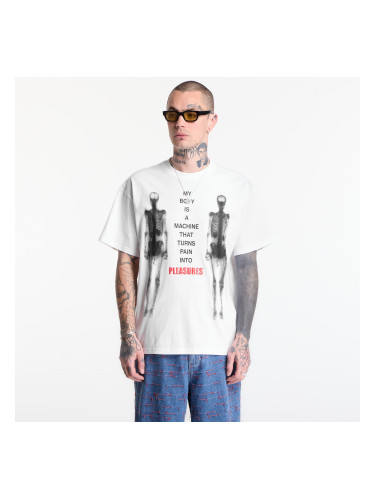 Тениска PLEASURES Machine T-Shirt White L