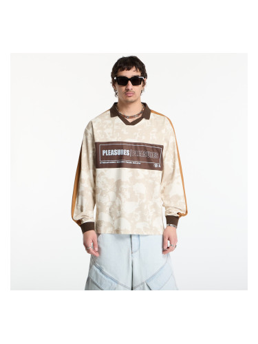 Тениска PLEASURES Despair Long Sleeve Jersey Ecru L