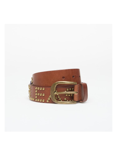 Колан PLEASURES Studded Belt Brown L/XL