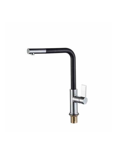 Смесител за кухня ICF 718650 BLACK, месингов, черен, 32.4x24.9см