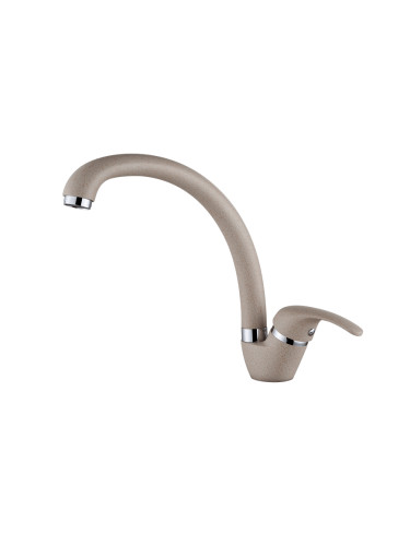 Смесител за кухня ICF 237012 SAND, Inter Ceramic, месингов, пясъчен, 24.5х25см