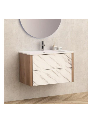 Конзолен PVC шкаф ICP 8050MW, Inter Ceramic, 80x45.3x50см
