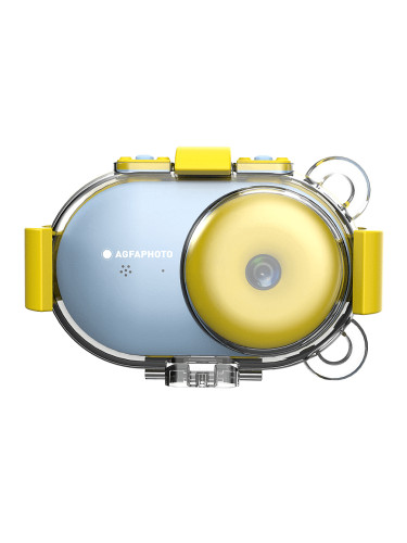 Детски дигитален видео фотоапарат за снимане под вода AgfaPhoto Realikids Waterproof, Син