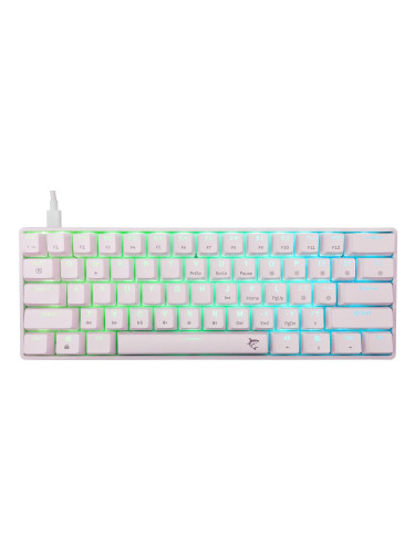 Гейминг клавиатура White Shark KEYBOARD GK-004221 SHINOBI-2 Blue Switch RGB, White