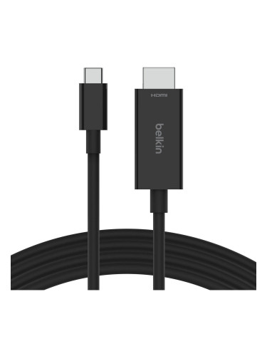 Кабел Belkin USB-C към HDMI 2.1, 8K/60Hz, 2М, Черен