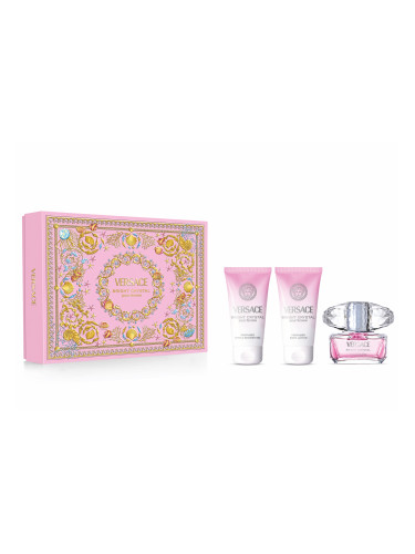 КОМПЛЕКТ VERSACE Bright Crystal Тоалетна вода (EDT) дамски 50ml