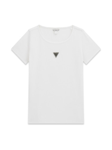 Тениска в бял цвят с лого Guess