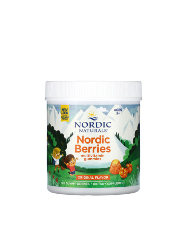 NORDIC NATURALS - Nordic Berries Multivitamin Original Flavor - 120 gummy berries