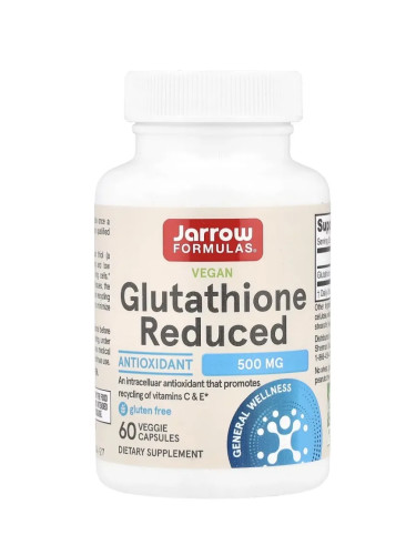 JARROW FORMULAS - Glutathione Reduced 500 mg - 60 vcaps