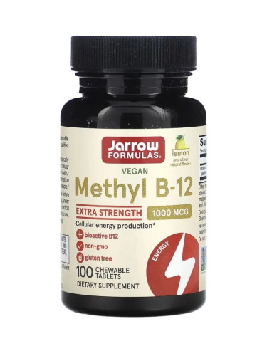 JARROW FORMULAS - Methyl B-12 1000 mcg - 100 vegan chewable tabs