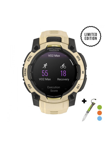 Смарт часовник Garmin Instinct 3 Amoled 45 мм Citrine 010-02936-02