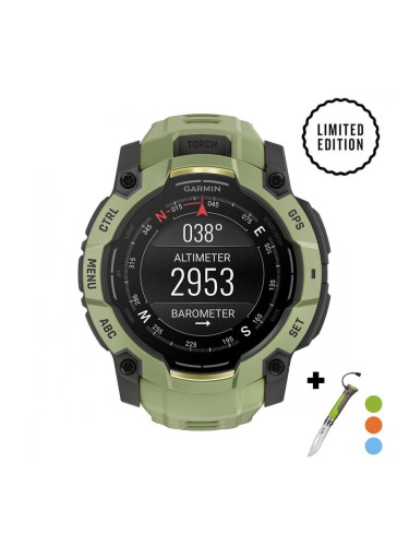 Смарт часовник Garmin Instinct 3 Amoled 50 мм Fern Green 010-03020-02