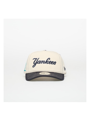 Шапка New Era 9FORTY Aframe City Icon New York Yankees Light Cream/ Navy Universal