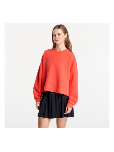 Суитшърт Nike 24.7 ImpossiblySoft Women's Dri-FIT Oversized Crew-Neck Top Lt Crimson/ University Red XS