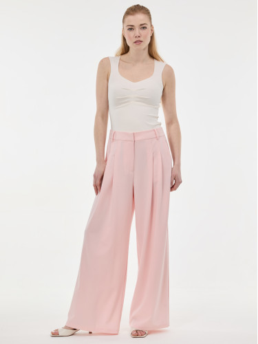 Light Pink Women's Wide Trousers ORSAY - Women's