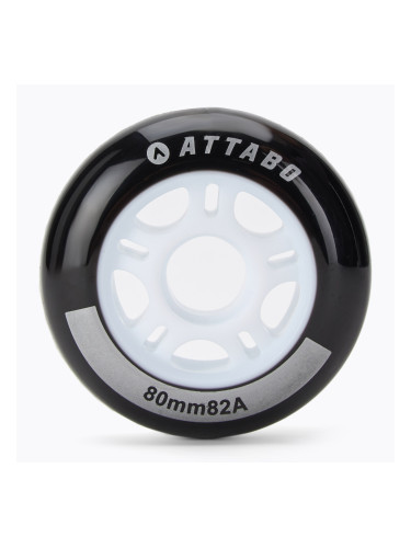 Колела за ролери ATTABO 80 mm 4 бр. black