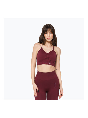 Спортен сутиен Carpatree Allure Seamless burgundy