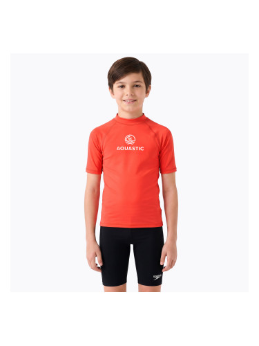 Детска тениска AQUASTIC Rimos UV 50+ UPF orange
