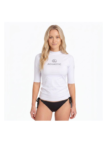 Дамска тениска AQUASTIC Rimos WMNS UV 50+ UPF white