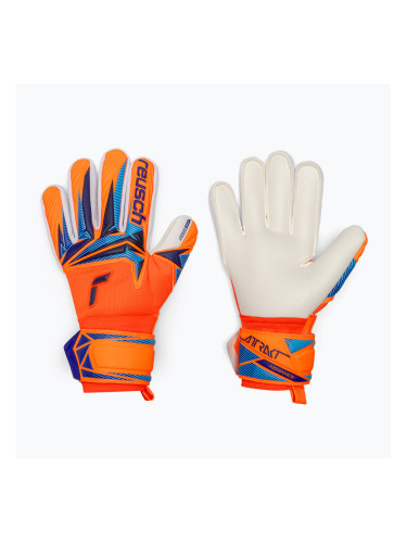 Вратарски ръкавици Reusch Attrakt Advance shocking orange/blue