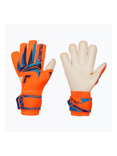 Вратарски ръкавици Reusch Attrakt Gold X Evolution shocking orange/blue