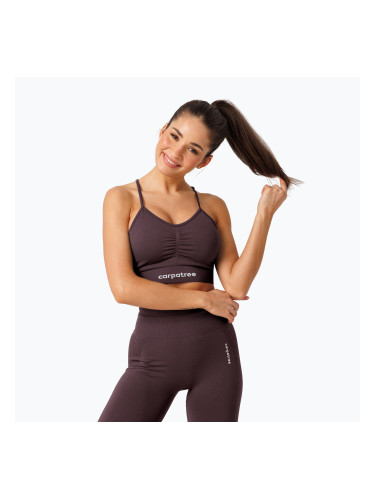 Спортен сутиен Carpatree Allure Seamless berry brown
