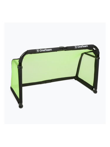Футболна врата OneTeam SWIFTGOAL 150 x 90 cm foldable black/green