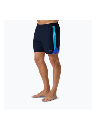 Мъжки плажни шорти Speedo HyperBoom Splice 16" true navy/berry