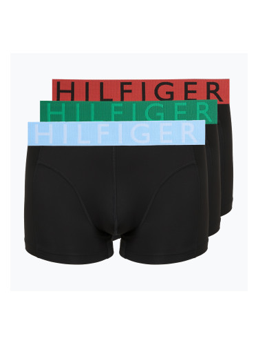 Мъжки боксерки Tommy Hilfiger Trunk WB Cooling Technology 3 steam tra rd/brz blue/jde wnk