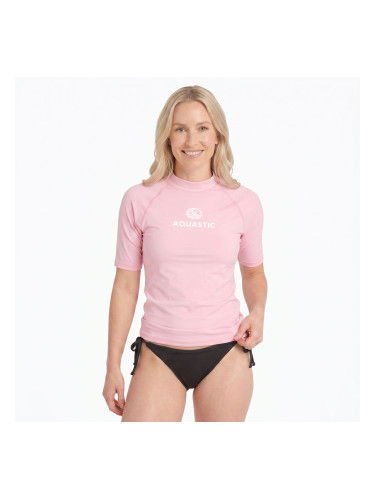 Дамска тениска AQUASTIC Rimos WMNS UV 50+ UPF pink