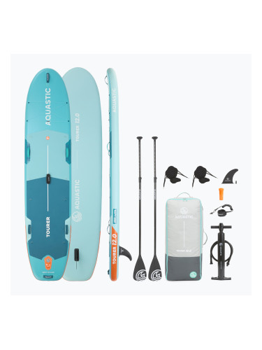 Комплект надуваема дъска SUP Tourer 12'0" 2-os зелен