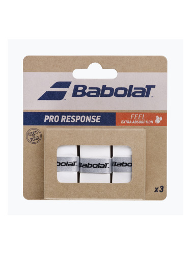 Грип за тенис ракети Babolat Pro Response 3 бр. white