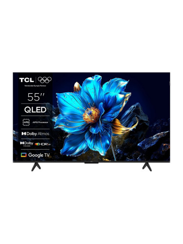 Телевизор TCL 55P7K - 55" (139 см) QLED, 4K Ultra HD, Google TV, Smart