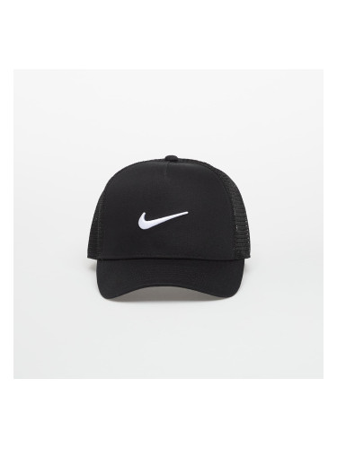 Шапка Nike Rise Structured Trucker Cap Black/ Black/ White S/M