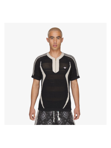 Джърси adidas x Clot Knit Jersey By Edison Chen UNISEX Black/ Wonder White XXL