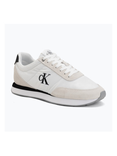 Дамски обувки Calvin Klein YW0YW01990 Retro Runner Lace Up Nylon MG bright white/black