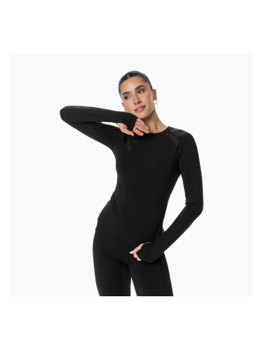 Дамска блуза с дълъг ръкав за  тренировка Cardio Bunny  black