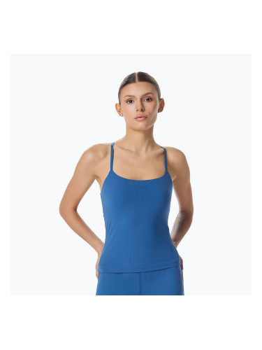Дамска тренировъчна тениска Cardio Bunny With Built-in Blue Bra