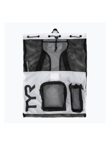 Торба за плуване TYR Big Mesh Mummy Bag 40 l white