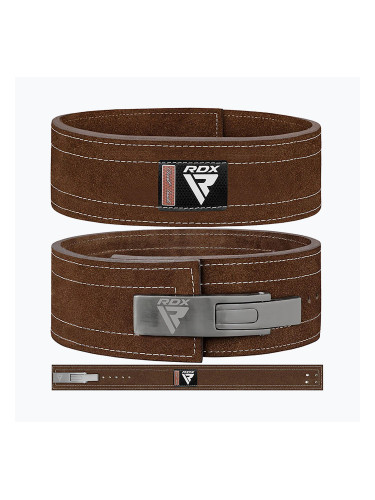 Колан за вдигане на тежести RDX Pro Liver Buckle Lth brown