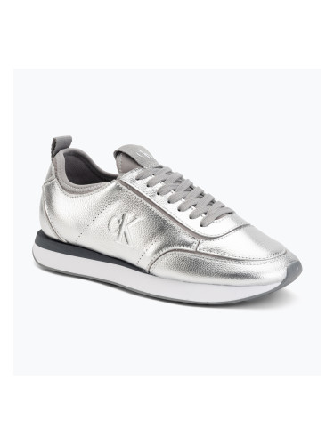 Дамски обувки Calvin Klein HW0HW03287 Retro Runner Metallic silver