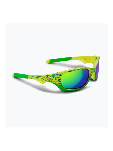 Детски слънчеви очила Aztron Shine spark lime/wayve/polarized green/yellow mir/grey